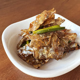 쥐포볶음 (Stir-Fried Dried Filefish Fillet With Chili Paste or Soy Sauce)