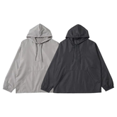<외출시 가볍게 입기좋은>후디 아노락 블랙/그레이 (Hooded Anorak)