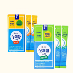 <숙취해소>[상쾌환]스틱형 샤인머스켓맛, 망고맛 18g (Refreshing Stick _ Shine Muscat,  Mango Flavor)