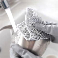 [브로킥] 노스크래치 다용도 은사 철수세미 (No-Scratch Multipurpose Silver Mesh Scrubber)