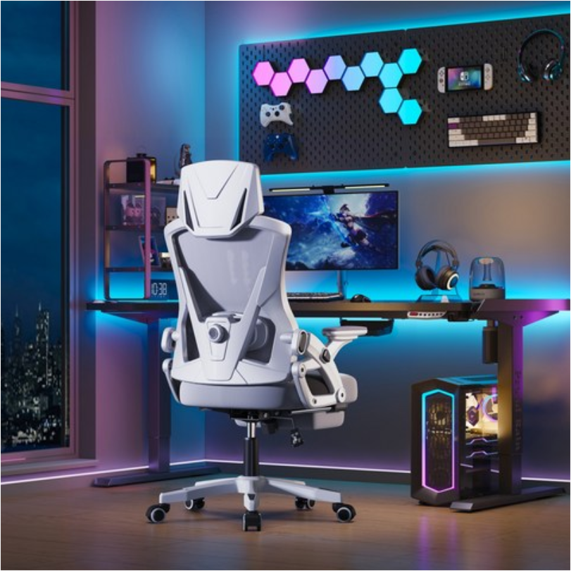 [SUNDI] 고급 가정용 게이밍 스타일 컴퓨터 의자 (Premium Home Gaming-Style Computer Chair)