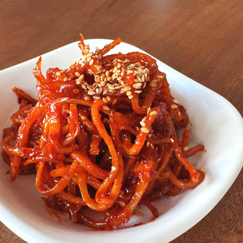 진미채볶음 (Stir-Fried Dried Squid)