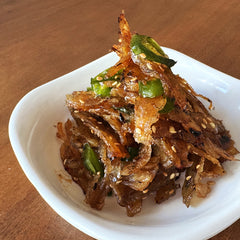 아귀채볶음 (Stir-Fried Dried Monkfish With Chili Paste or Soy Sauce)
