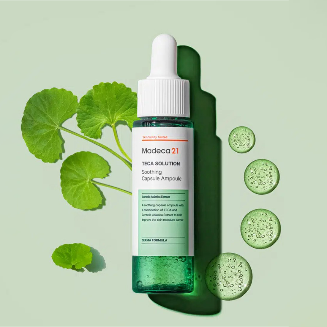 마데카21 테카 솔루션 수딩 캡슐 앰플 30ml (TECA Solution Soothing Capsule Ampoule)