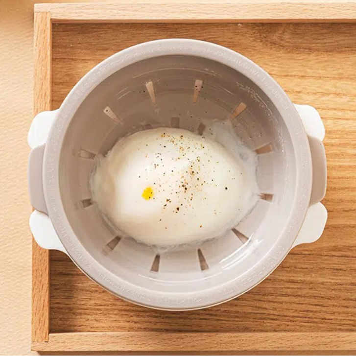 <1분20초면 뚝딱 완성!!>일본제 전자레인지 반숙란 조리기 (Made in Japan Microwave Soft-Boiled Egg Maker)