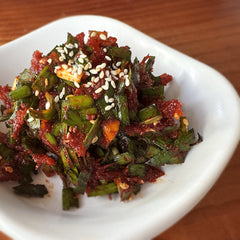 부추황태무침 (Seasoned Chive and Dried Pollack)