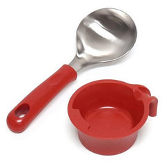 [보겐]멀티스푼 + 멀티스푼받침 세트, 레드/블랙 (Bogen Multi Spoon & Rest Set)