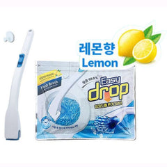 [이지드롭]변기크리너 (핸들+고리+레몬향리필) (Easy Drop Toilet Cleaner Set)