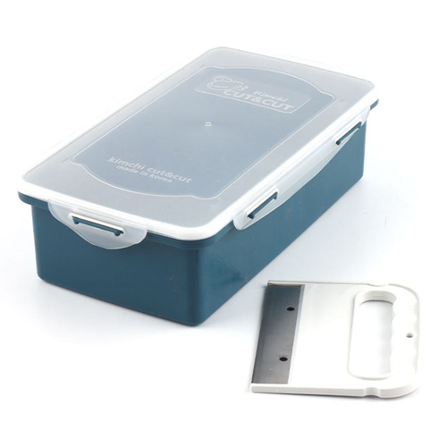 맥스 항균 김치 자르미_블루 (Antibacterial Kimchi Cutter_Blue)