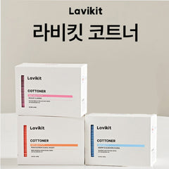 [라비킷]코트너 (Soap Scent,Baby Musk,Apricot Musk) 40ea (Lavikit Cottoner)