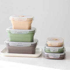 [카모메키친]실리콘폴딩 반찬용기 (Silicone Folding Container)