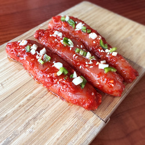 명란젓 (Salted Alaska Pollack Roe)