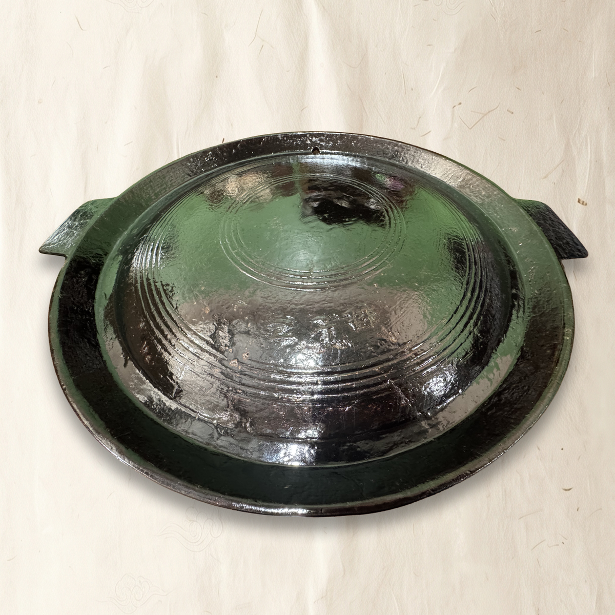 <대한민국 주문제작!!>무쇠 주물 삼겹살 솥뚜껑 44cm (Custom-Crafted Cast Iron Pork Belly Grill Pan)