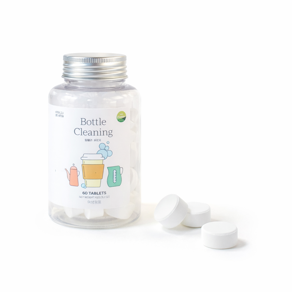 <담가두기만 하면 되는 간편함!!>[노블팜스]텀블러 발포 세척제 (Bottle Cleaning)