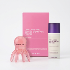 ＜입고기념 프로모션!!>[VISUAL]비주얼에이드 3종_팩/클렌저/괄사 (Visual Ade 3 Types_Pack/Cleanser/Gua Sha)