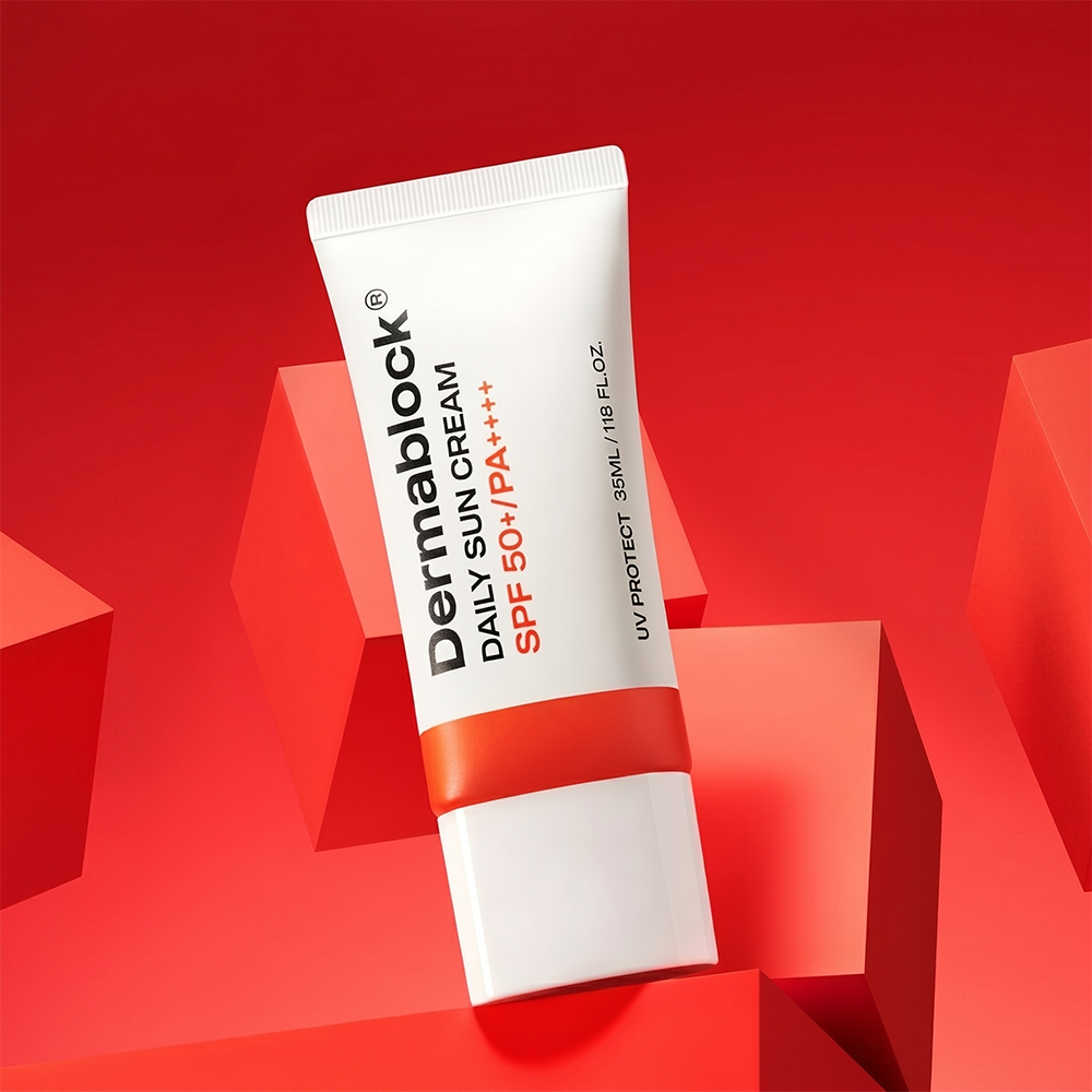 <잔여감 없는 마무리!!>더마블록 데일리 썬크림 35ml (Daily Sun Cream)