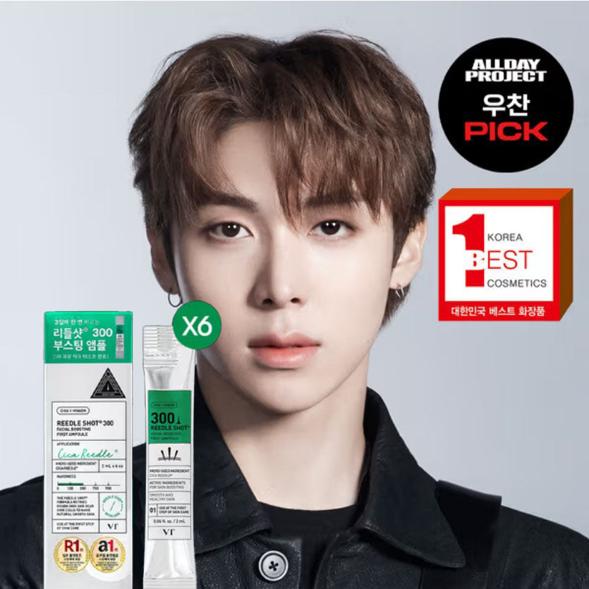 [VT]리들샷300 페이셜 부스팅 퍼스트 앰플 2ml*6개입 (VT Reedle Shot 300 Facial Boosting Ampoule)