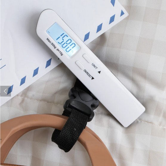 <간편하게 캐리어무게를 재는>여행용 가로형 손저울 (Travel Luggage Scale)