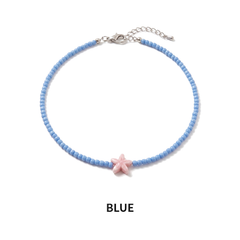 레이어드 비즈목걸이_불가사리 (Starfish Layered Beaded Necklace)