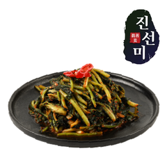 <전통한국산>[진선미]열무김치 1kg (Young Radish Leaves Kimchi)