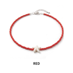 레이어드 비즈목걸이_불가사리 (Starfish Layered Beaded Necklace)